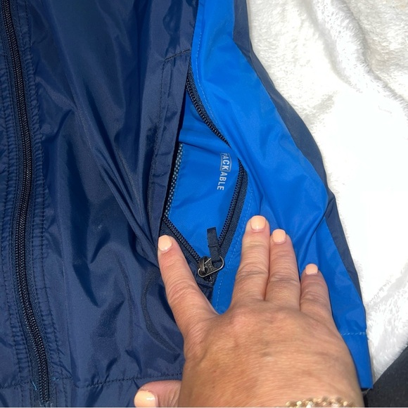 Columbia Kids Blue Raincoat - Picture 3 of 4